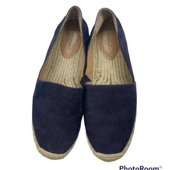 Banana Republic Navy Blue Suede Spadrilles 8.5us - Picture 1 of 6